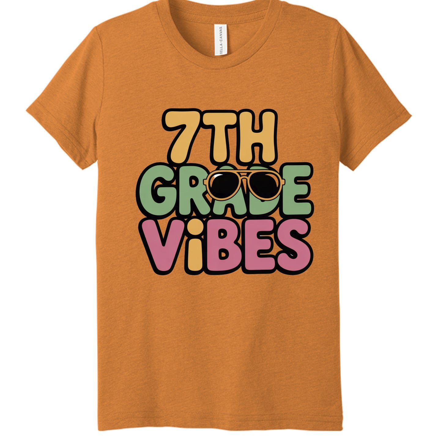 Orange Triblend - FRONT